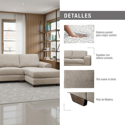 Rinconero Verona microfibra beige