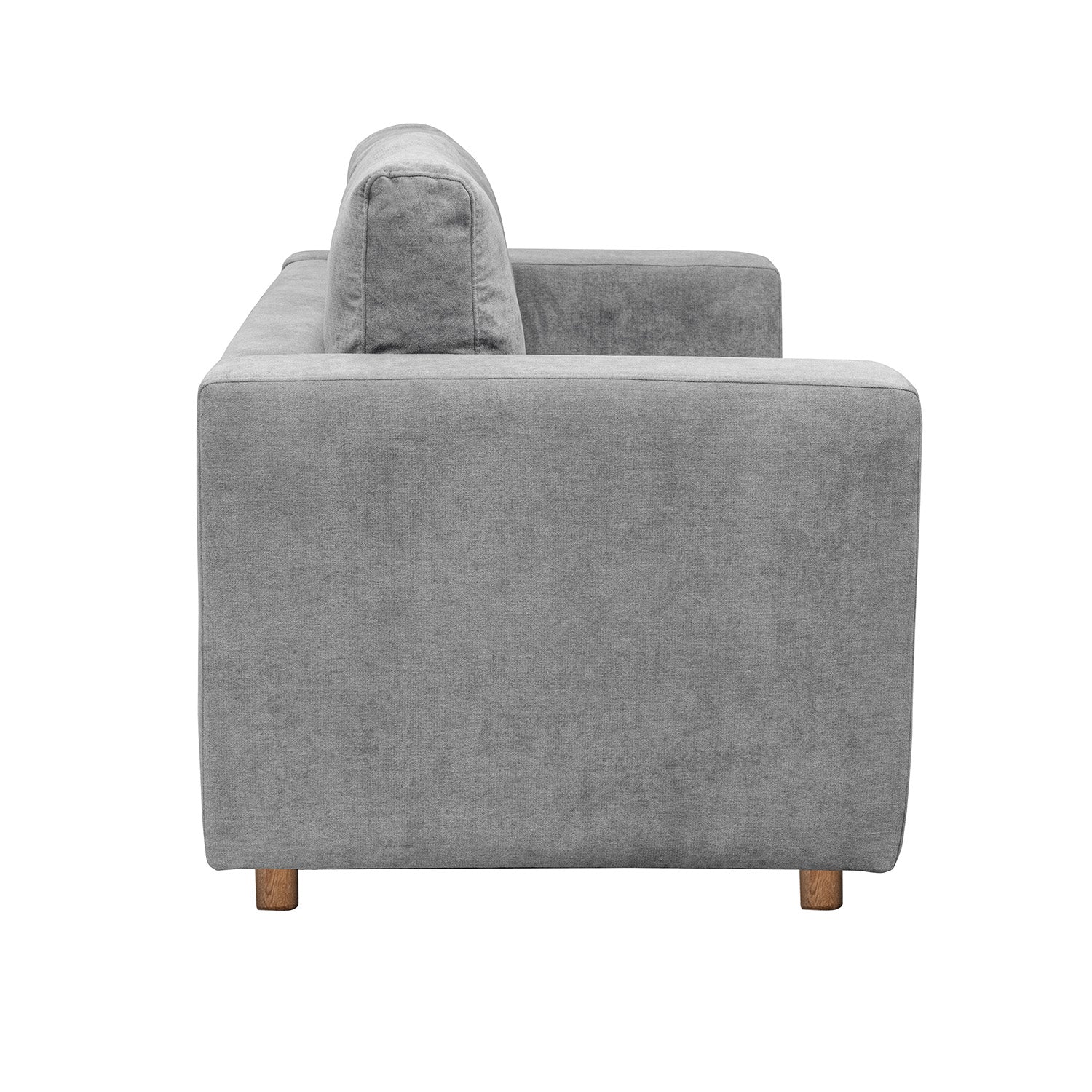 Sofá Nauty 2.5 microfibra gris claro