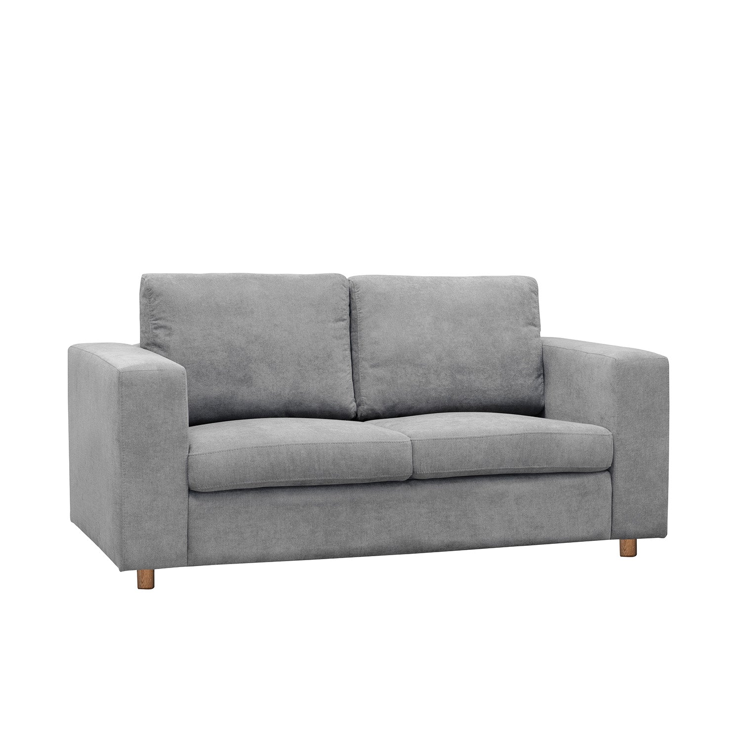 Sofá Nauty 2.5 microfibra gris claro