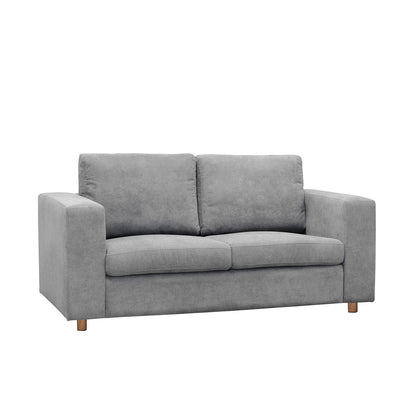 Sofá Nauty 2.5 microfibra gris claro