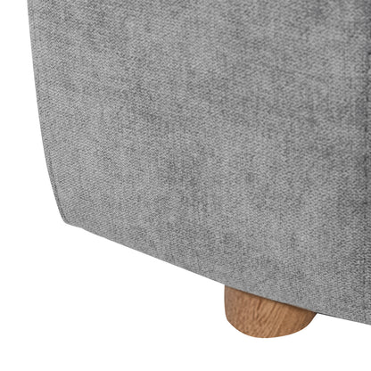 Sofá Nauty 2.5 microfibra gris claro