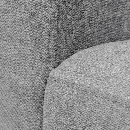 Sofá Nauty 2.5 microfibra gris claro