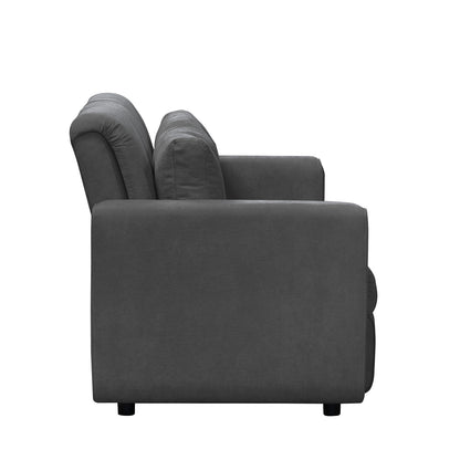 Sofa cama bourbon 1.40 microfibra Gris Plomo
