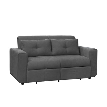 Sofa cama bourbon 1.40 microfibra Gris Plomo