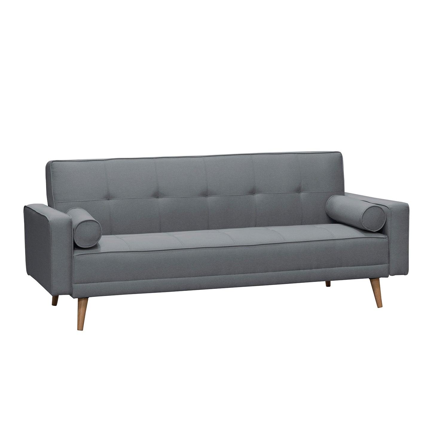 SOFA CAMA JACK MICROFIBRA GRIS OSCURO