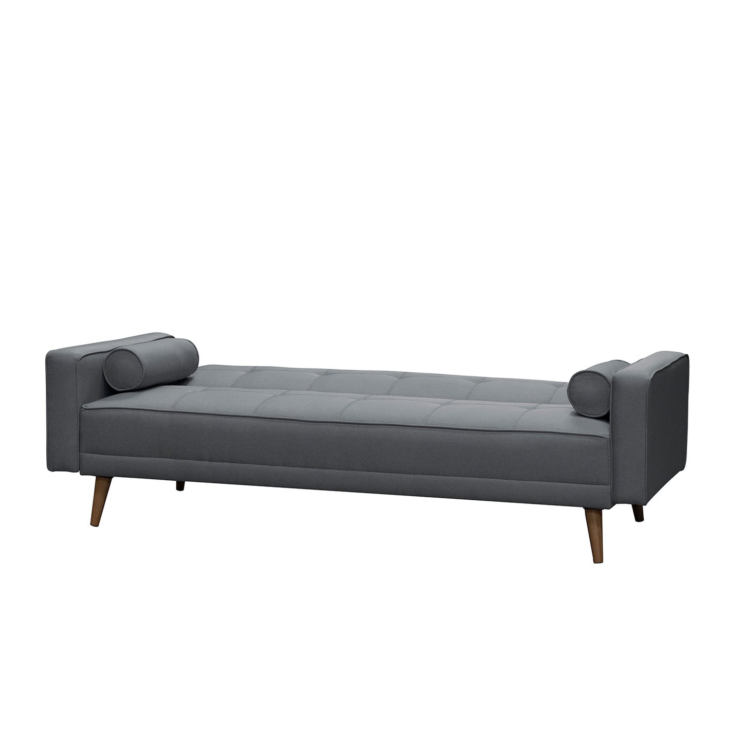 SOFA CAMA JACK MICROFIBRA GRIS OSCURO