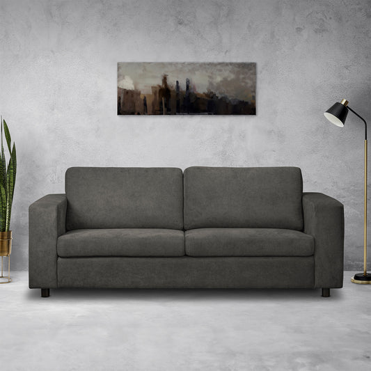 SOFA NAUTY 3  PTOS PROTOTIPO GRANDE GRIS PLOMO