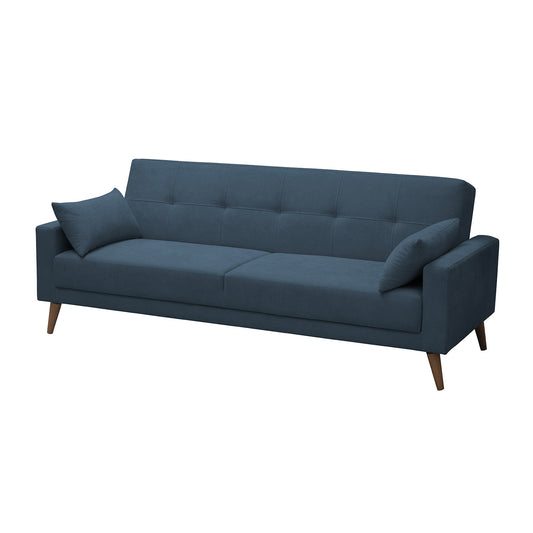SOFA CAMA TOVIC  MICROFIBRA AZUL