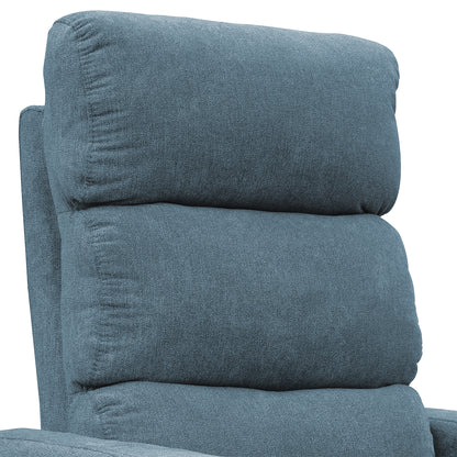 SILLA RECLINABLE ESTÁTICA PEKIN  1 PUESTO  MICROFIBRA INDIGO