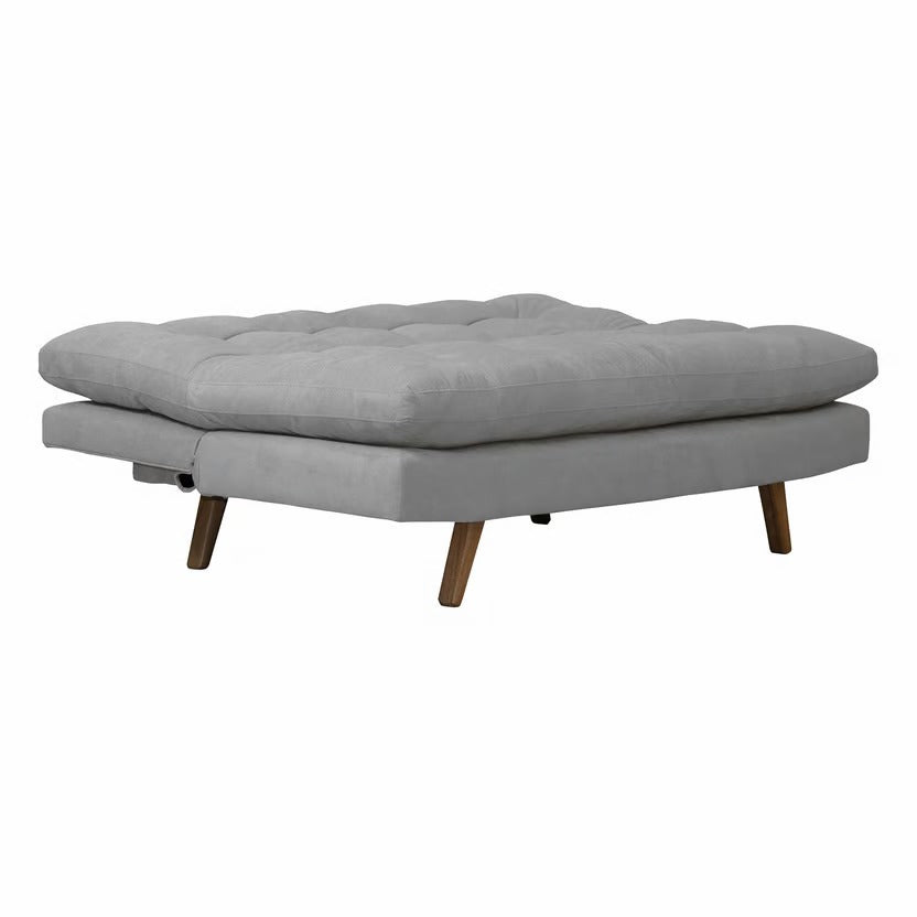 Sofa cama zur natural microfibra plata