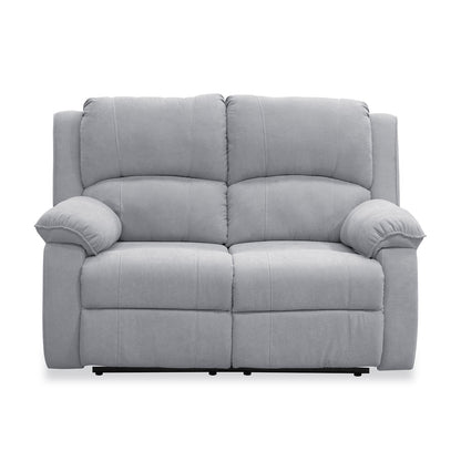 SOFA REC BROOKLYN 2 PTOS ESTATICO USB MICROFIBRA PLATA