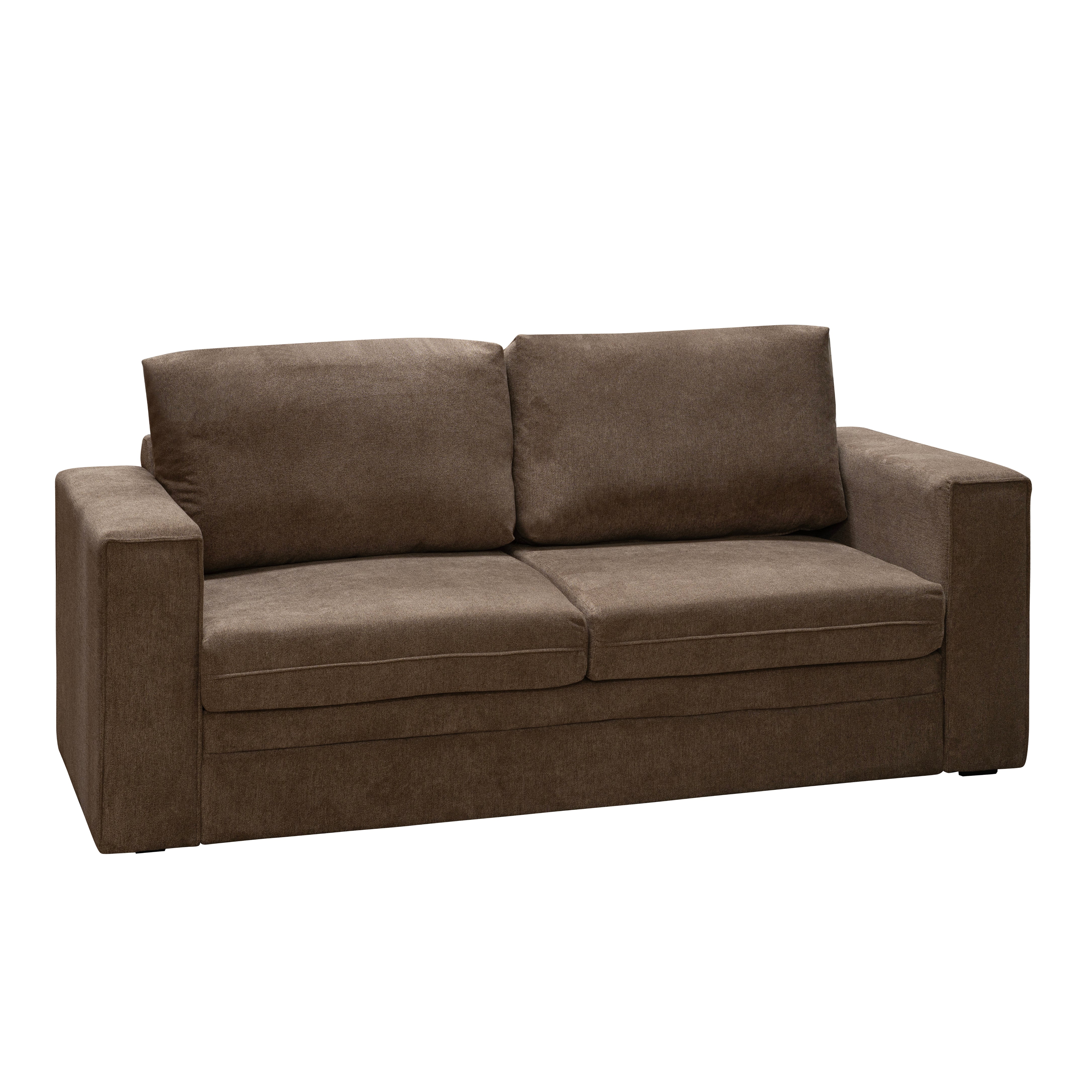 Sofá 2 puestos cusco microfibra taupe
