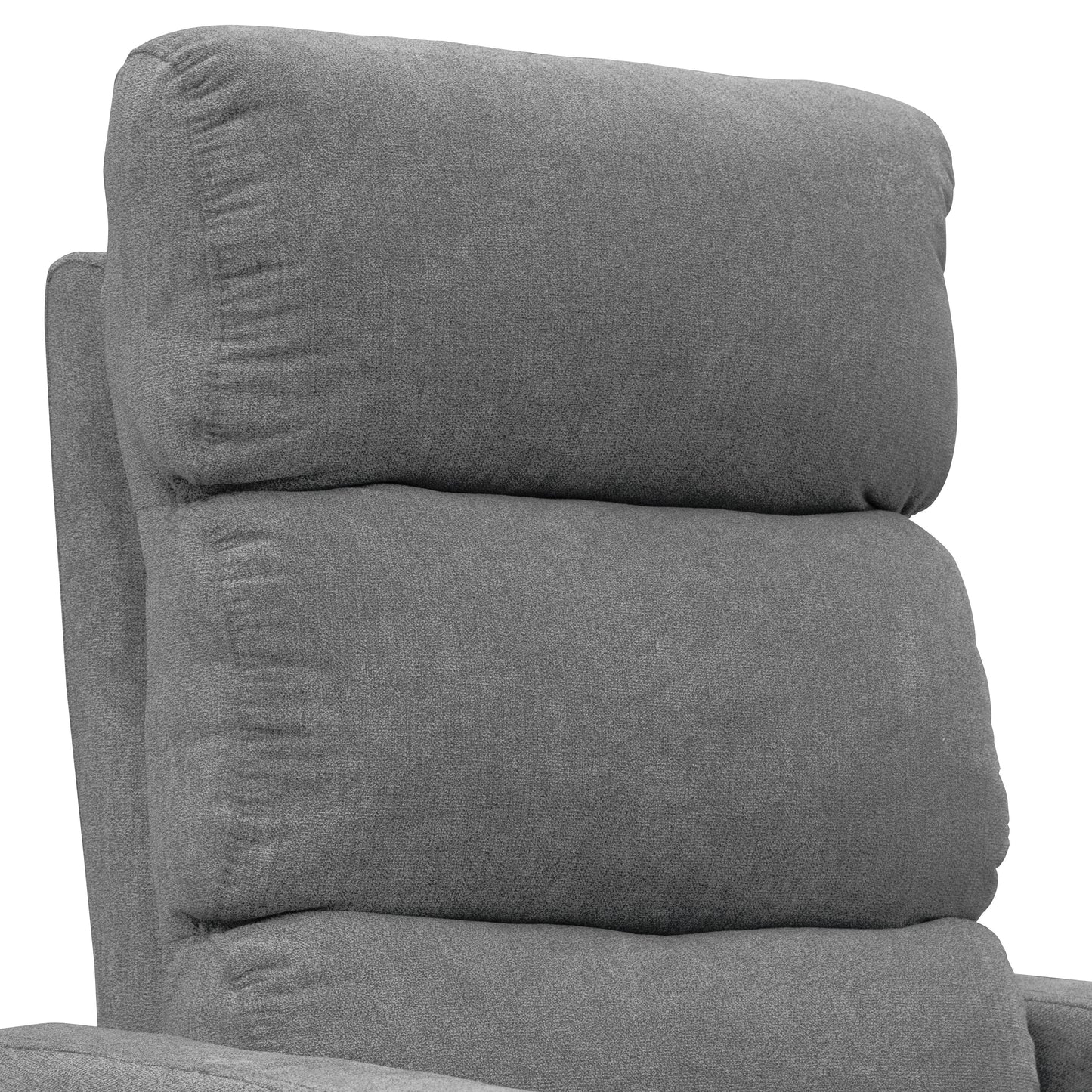 SILLA RECLINABLE ESTÁTICA PEKIN  1 PUESTO  MICROFIBRA PLATA