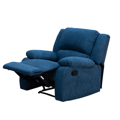 Reclinable Sull estática Microfibra Azul