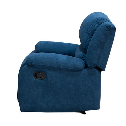 Reclinable Sull estática Microfibra Azul