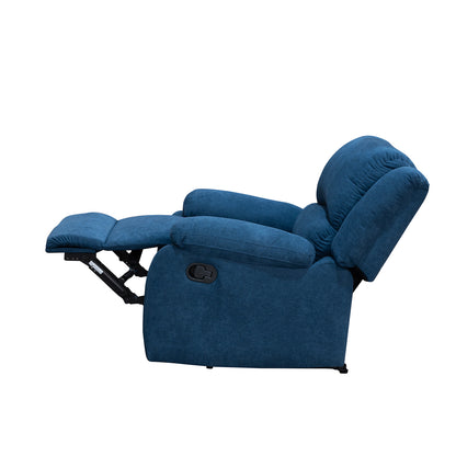 Reclinable Sull estática Microfibra Azul