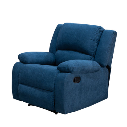 Reclinable Sull estática Microfibra Azul
