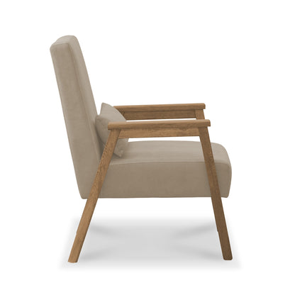 POLTRONA MILAN TELA CAMEL