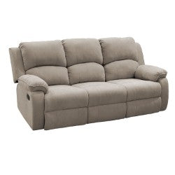 SOFA REC BROOKLYN3 PTOS ESTATICO USB MICROFIBRA  CAMEL