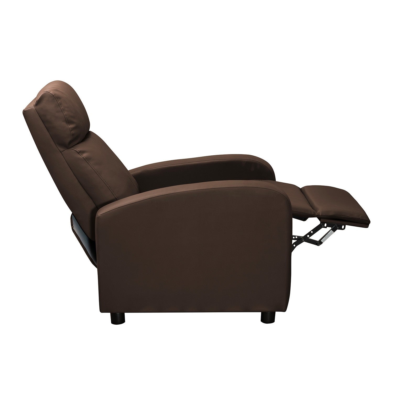 Silla reclinable daly 1 puesto estatico sintetico chocolate