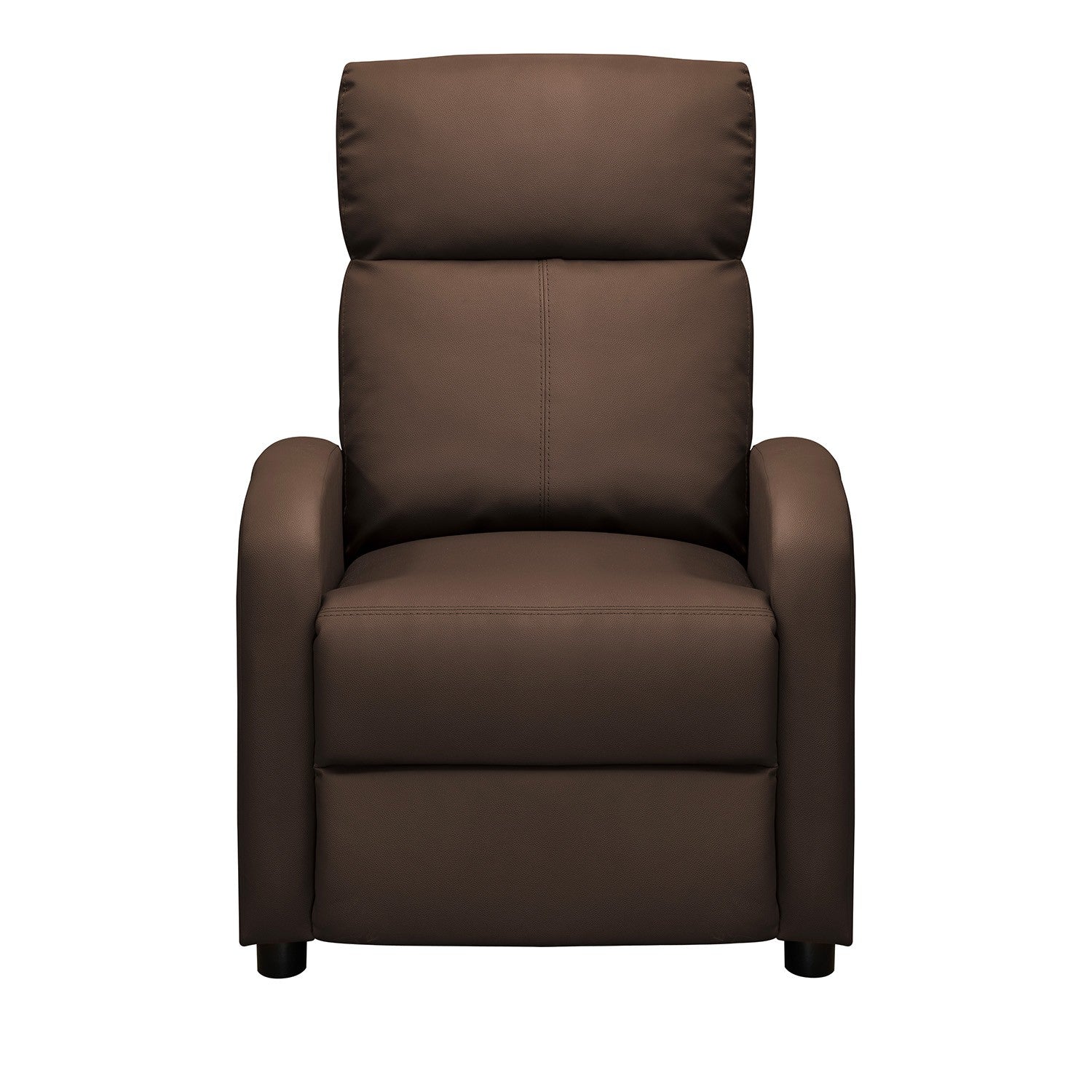 Silla reclinable daly 1 puesto estatico sintetico chocolate