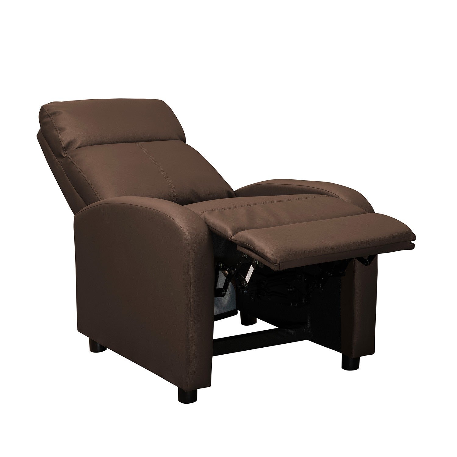 Silla reclinable daly 1 puesto estatico sintetico chocolate