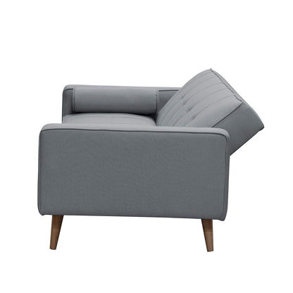 SOFA CAMA JACK MICROFIBRA GRIS OSCURO