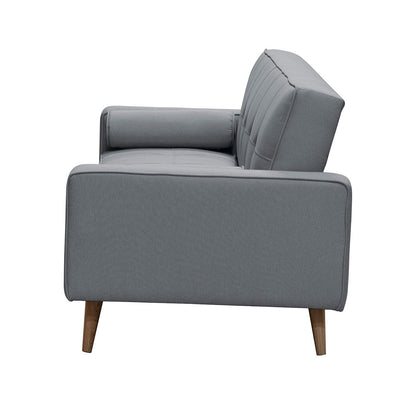 SOFA CAMA JACK MICROFIBRA GRIS OSCURO